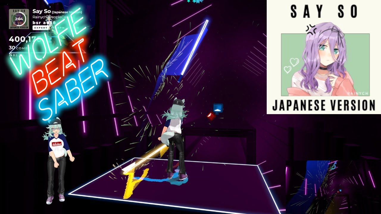 [Beat Saber]Say So (Japanese version) - Rainych[full body tracking]