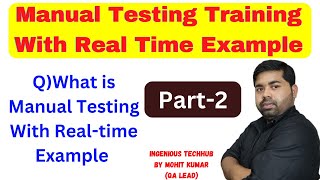 ✅ What is Manual Testing? | Real-Time Example Explained for Beginners