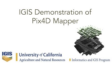 IGIS Presentation - Pix4D Mapper Demonstration - October 4, 2024