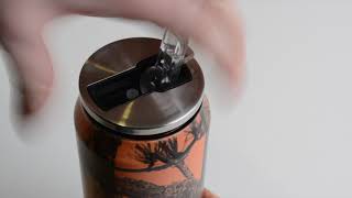 Isothermal Drink Can Camouflage Orange