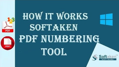 Add Page Numbers to Multiple PDFs at Once | Best PDF Page Numbering Software | Softaken PDF Champ