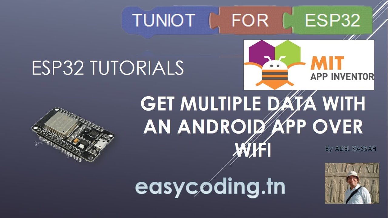 ESP32 tutorial B-07 Part2: Get multiple data with an Android App over WIFI