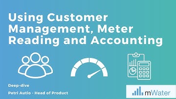 Using Customer Management and Accounting