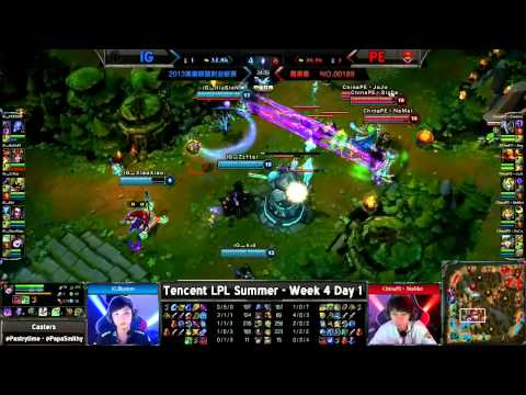 iG vs PE - LPL Summer 2013 W4D1