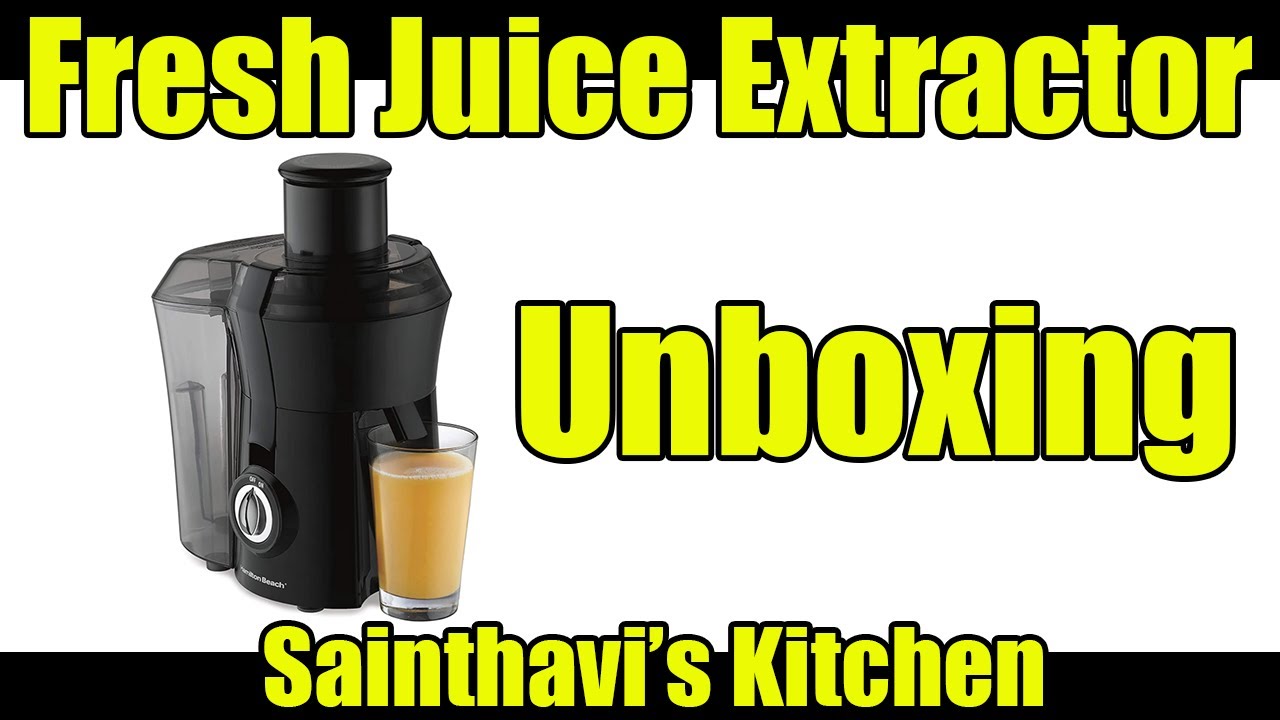 Hamilton Beach Big Mouth Juice Extractor 67601 Review