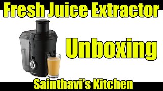 Hamilton Beach Juicer Machine, Big Mouth 3 Unboxing by Sainthavi's Kitchen