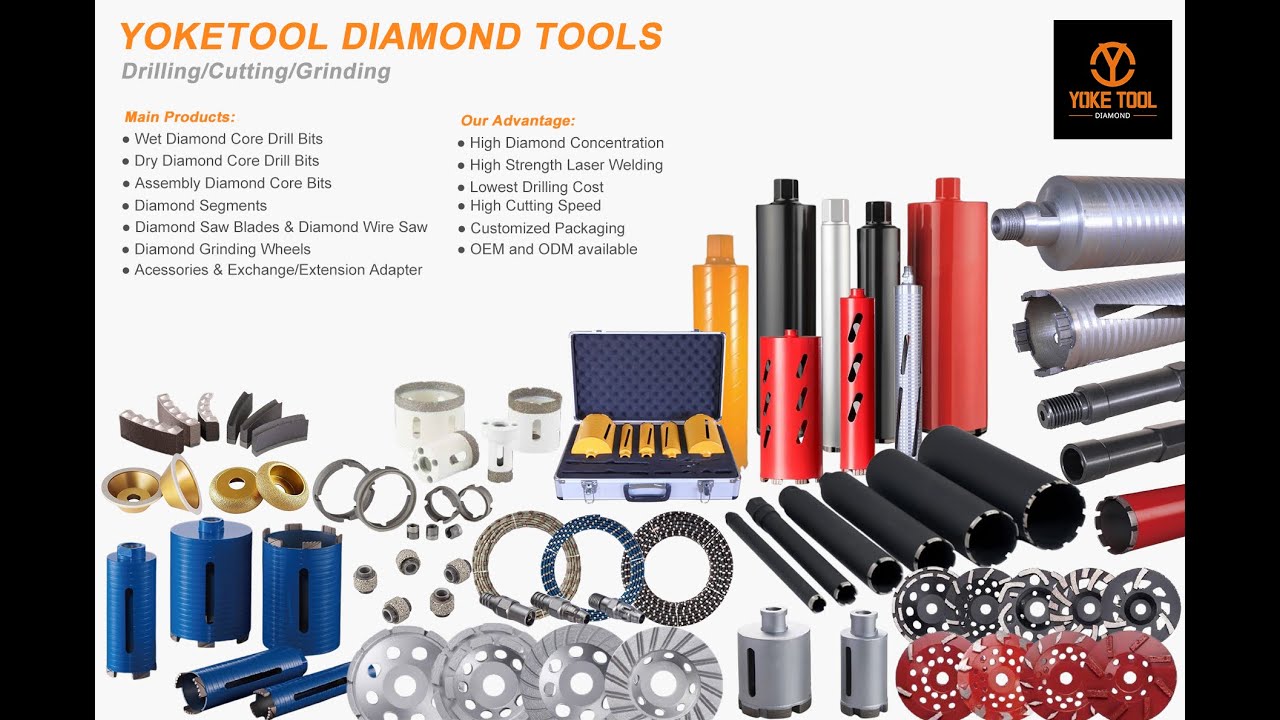 YOKETOOL Diamond Core Drill Bits Supplier in China