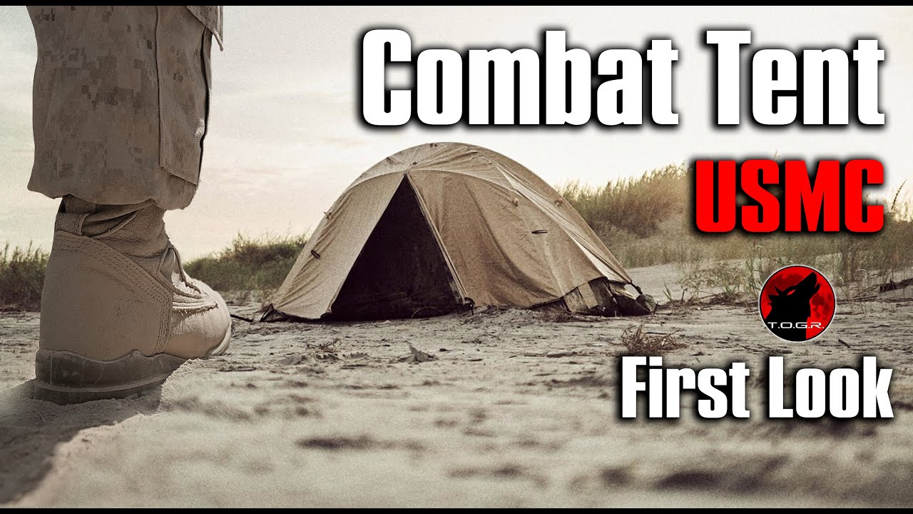 Military 4 Season Tent - USMC Marine Combat II - First Look and First  Thoughts 