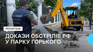 У харківському парку Горького збирають докази російських ударів