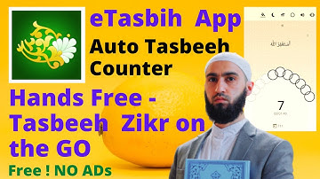 eTasbih App | Do Zikr Tasbih easily, Hands Free on the Go | Auto Tasbeeh Counter Zikrmatik Tasbihat