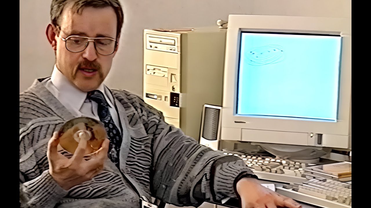 Telekomputer program 1994 Dyski CD-ROM Piotr Kurek wspomaganie dzieci niepełnosprawnych cały odcinek