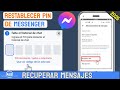 Como restablecer PIN en Messenger – Cambiar PIN de Messenger