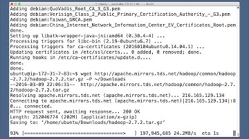 Install Java and Hadoop