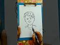 কাটাকুটি রেখার মধ্যে ছবি #easydrawing #art #tutorial #drawing #ytshorts #artclass #viral