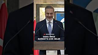 Hakan Fidan Daha Önce Bağdata Farklı Sıfatla Çok Geldi