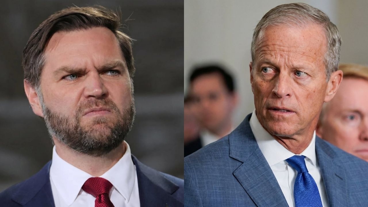 ⁣John Thune Blindsided - JD Vance Is Coming For Him