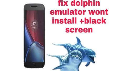 How to fix dolphin emulator not install + black screen