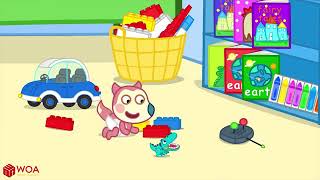 Its Bath Time, Jenny Wolfoo Pretends To Be A Parent. Stephens Tv Show Kids