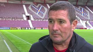 Nigel Clough post Hearts win