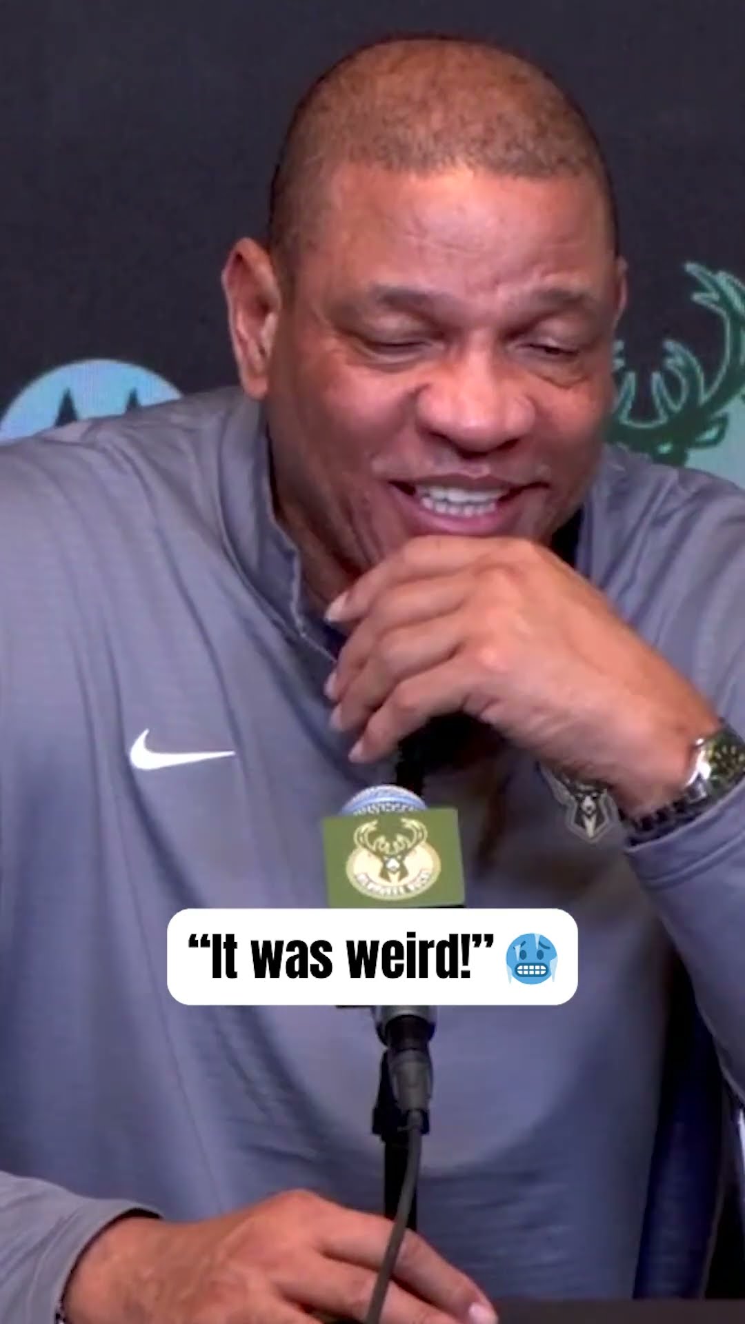 Doc Rivers on the Bucks being snowed into their hotel for 3 days ?