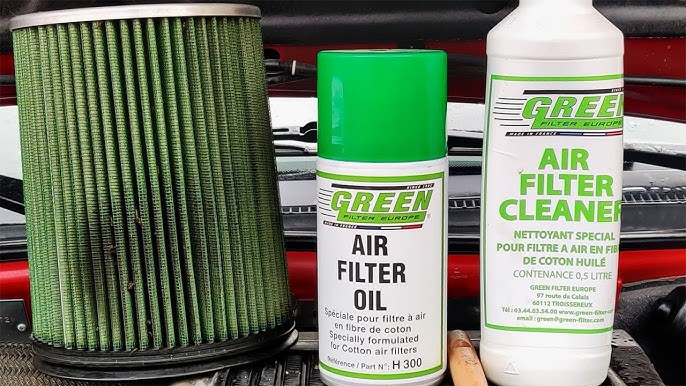 Comment bien nettoyer un filtre à air sport Green ? - YouTube