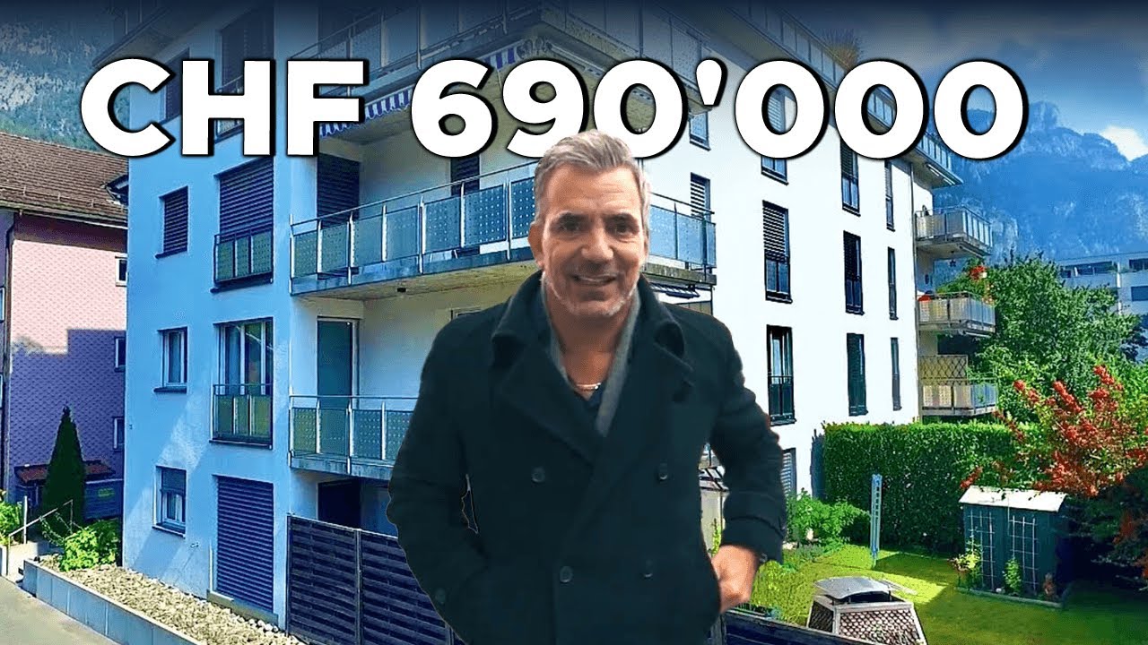 Wohnungstour: Moderne, luxuriöse 4.5 Zimmer Wohnung mit Aussicht in Walenstadt, Schweiz