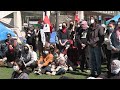 Propalestinian encampment at ubc