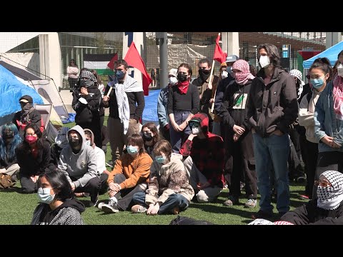 Pro-Palestinian encampment at UBC