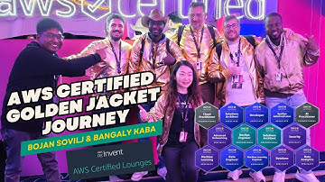 AWS re:Invent 2025 | Inside AWS Certified Lounge 🏆 Golden Jacket Journey with Bojan & Bangaly
