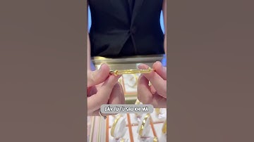 Cách đeo vòng cứng có phần chỉnh size #hienmuoi #vienchibao #jewelry