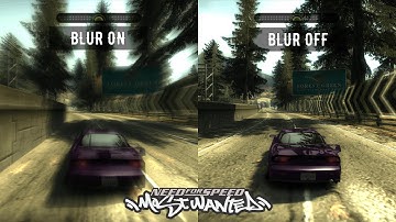 Как отключить Блюр в NFS: Most Wanted (2005)