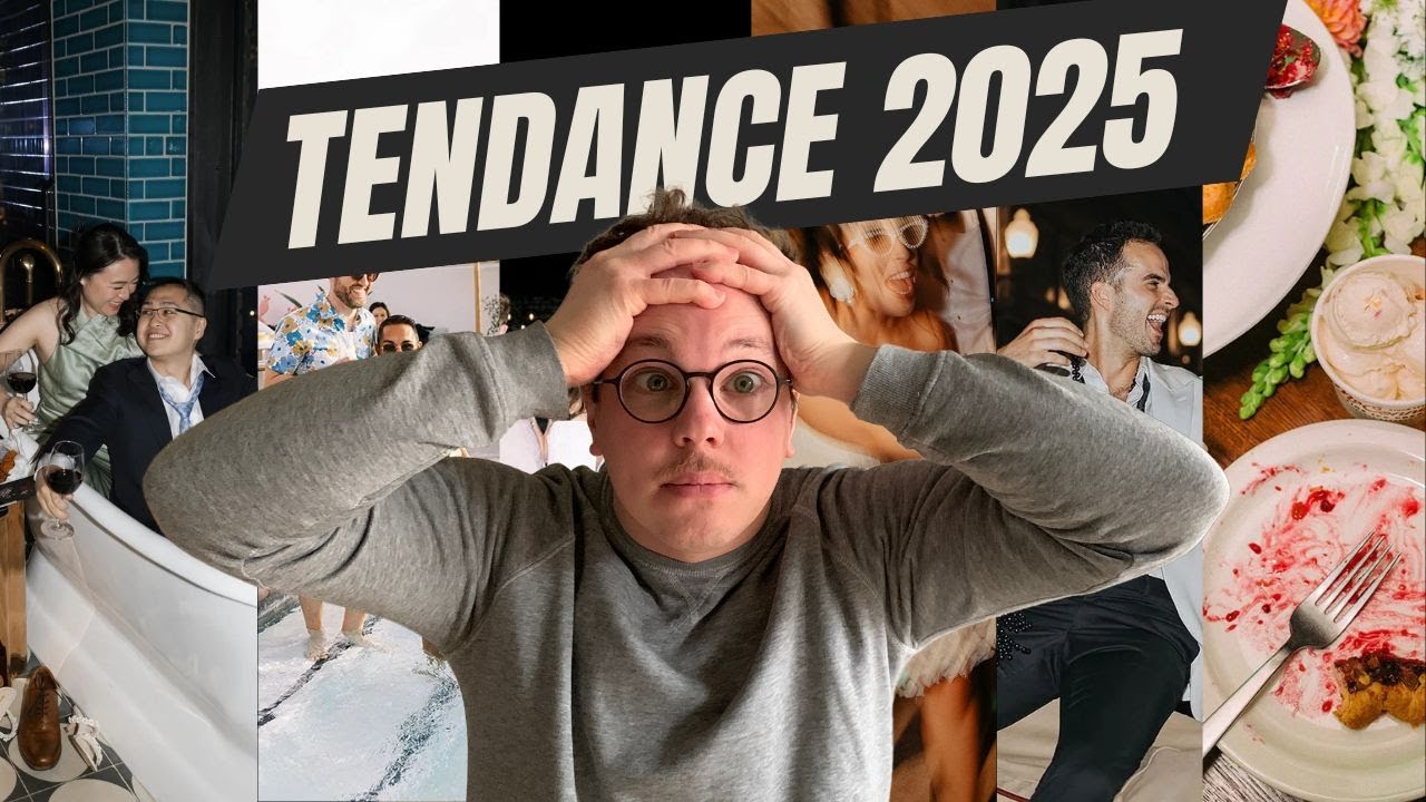 Les tendances 2025 en photo de mariage, pour être le photographe de mariage à la mode !