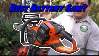 Husqvarna 540i XP Electric Chainsaw Review And Battery Test