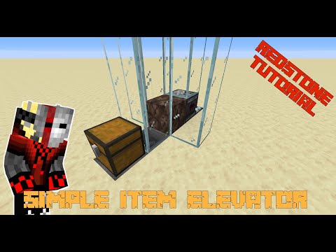MInecraft 1 16 Item Elevator Redstone Tutorial