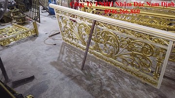 Ban công nhôm đúc có dễ dàng tùy chỉnh với màu sắc và hình dáng không