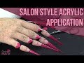 How to: Salon Style Acrylic Application - One Bead Application