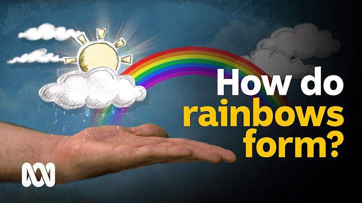 How rainbows form and what shape they really are | Colourful Weather | ABC Australia
