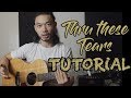 LANY - Thru These Tears EASY CHORDS Guitar Tutorial for Beginners