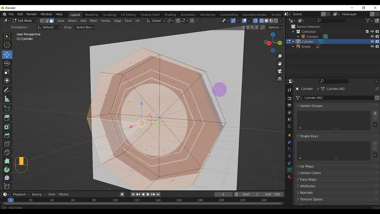 Blender How to create faces with the Inset tool YouTube