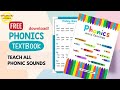 Phonics text book || Phonic sounds word bank to teach all basic sounds