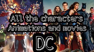 DC comics animations and movies