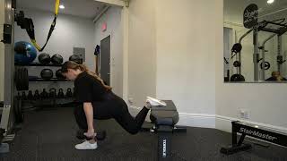 Rear Foot Elevated Dumbbell Split Squat (ipsilateral)