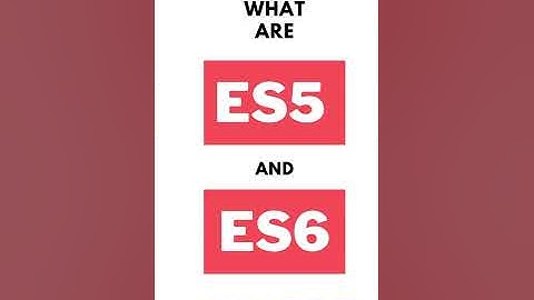 What are ES1...ES5,ES6 OR ES2016...?