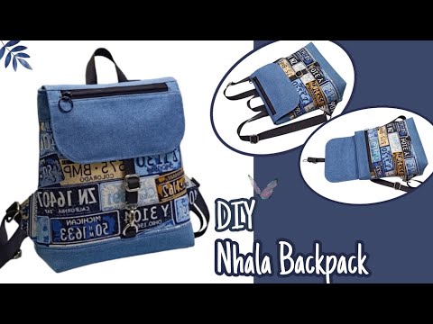 Video: Model de rucsac. Accesoriu de modă DIY