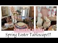 SPRING EASTER TABLESCAPE! Easter Decor Ideas! Tablescape Tuesday! #tablescapetuesday