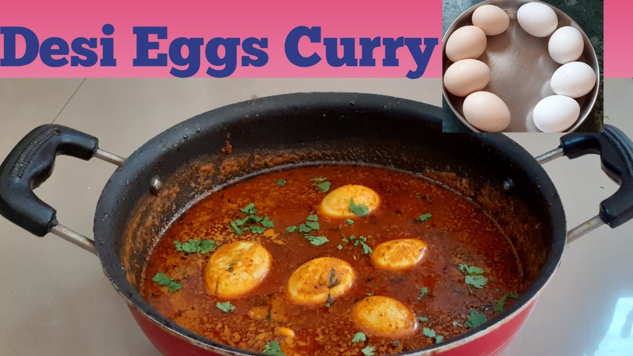 Desi Eggs Curry RecipeVillage style desi Eggs Curry recipeदेसी अंडे