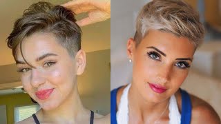 Silver Undercut Pixie Haircut Transformation 2024 | Best Pixie Haircuts Ideas | Pinterest Pixie Hair