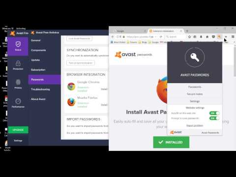 Activating Avast Password Manager