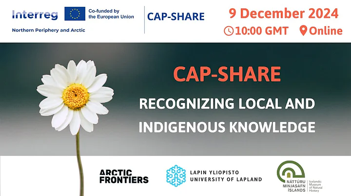 CAP SHARE Webinar  Recognizing Local and Indigenous Knowledge