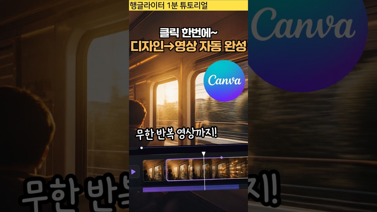 캔바 영상 만들기 - AI 이미지를 움직이는 영상·무한반복 GIF로 바꾸는 법